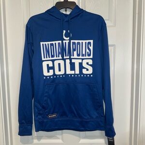 New Era Indianapolis Colts Blue Hoodie. Size S. NWT